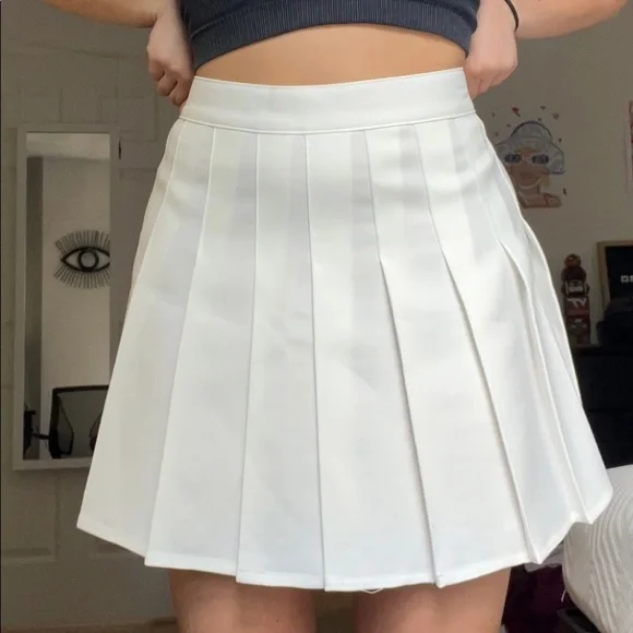 Pleated tennis skirt